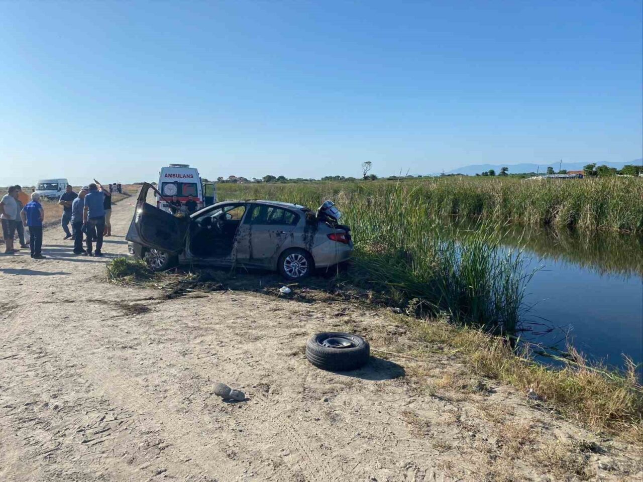 Samsun'un Bafra ilçesinde tatilde olan Osman Temur (48), sürücülüğünü yaptığı