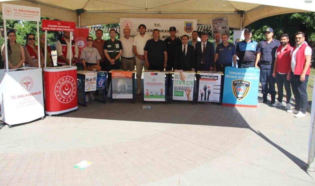 Samsun'un Çarşamba ilçesinde, "26 Haziran Uluslararası Uyuşturucu Kullanımı ve Kaçakçılığı