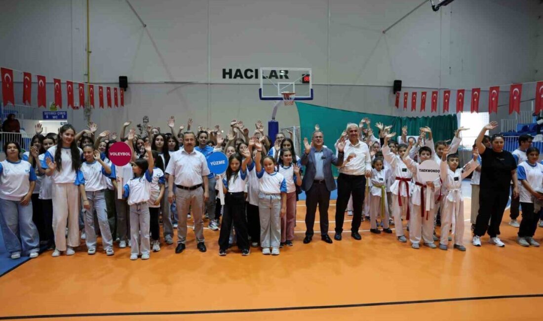 Hacılar Belediyesi ve Gençlik Spor İlçe Müdürlüğü iş birliğiyle düzenlenen