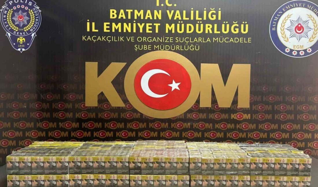 Batman'da bir otomobilde gerçekleştirilen aramada, gizli bölmelere ve koltuk altlarına