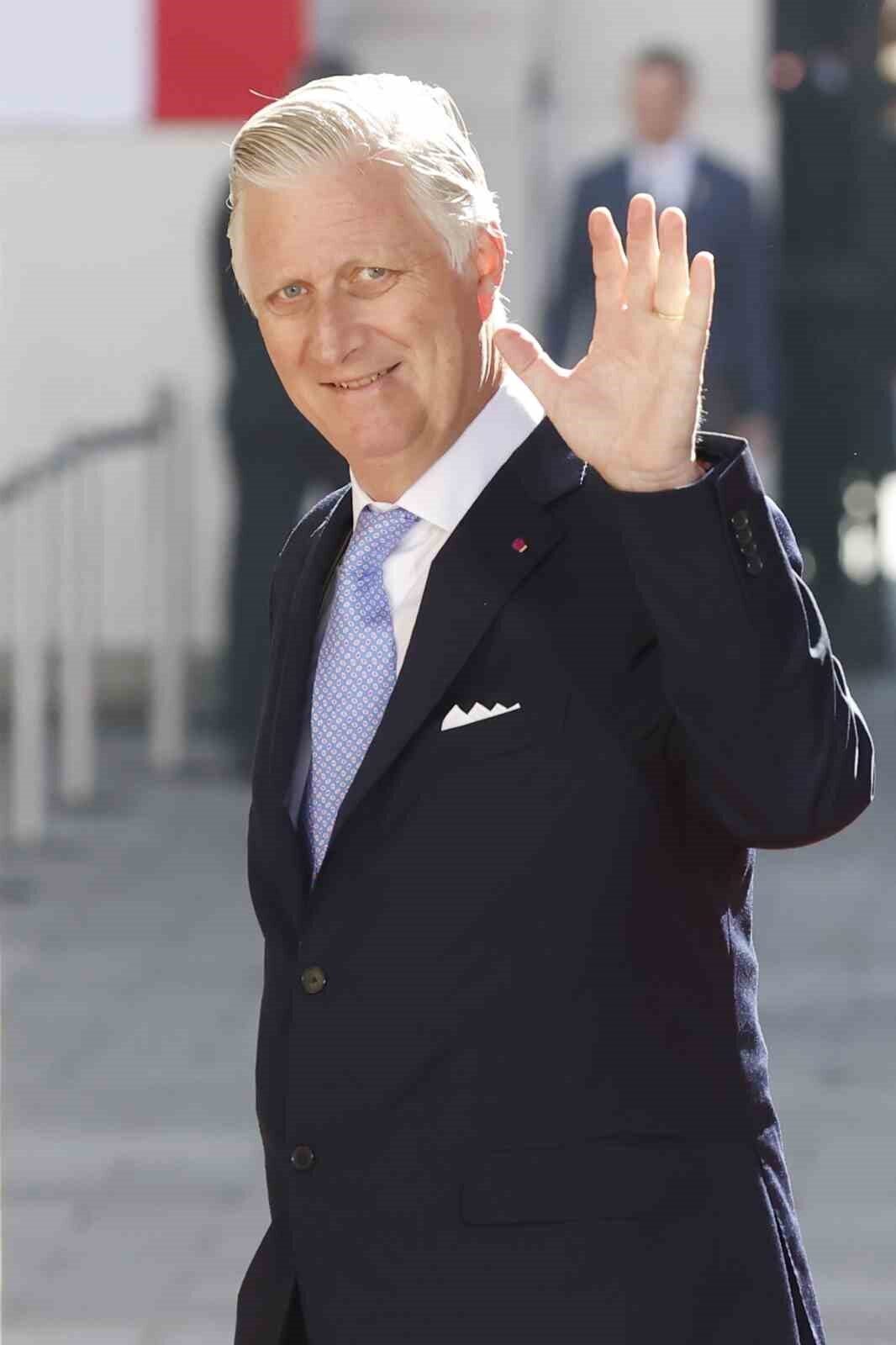 Belçika Kralı Philippe ve eşi Kraliçe Mathilde, resmi ziyarette bulundukları