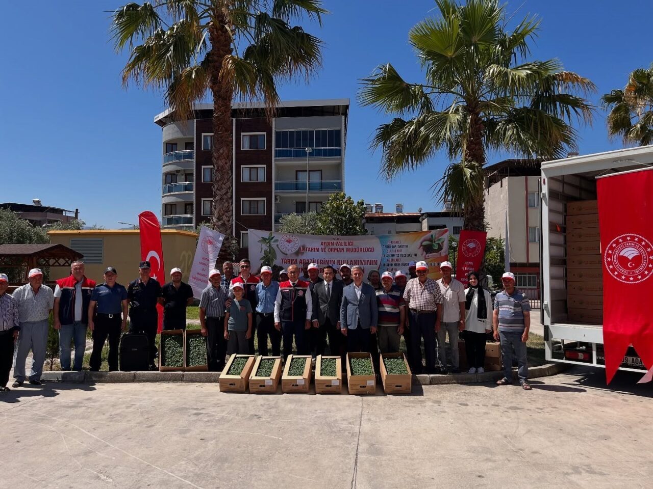Aydın Buharkent'te Tarım ve Orman Bakanlığı tarafından yürütülen TAKE Projesi