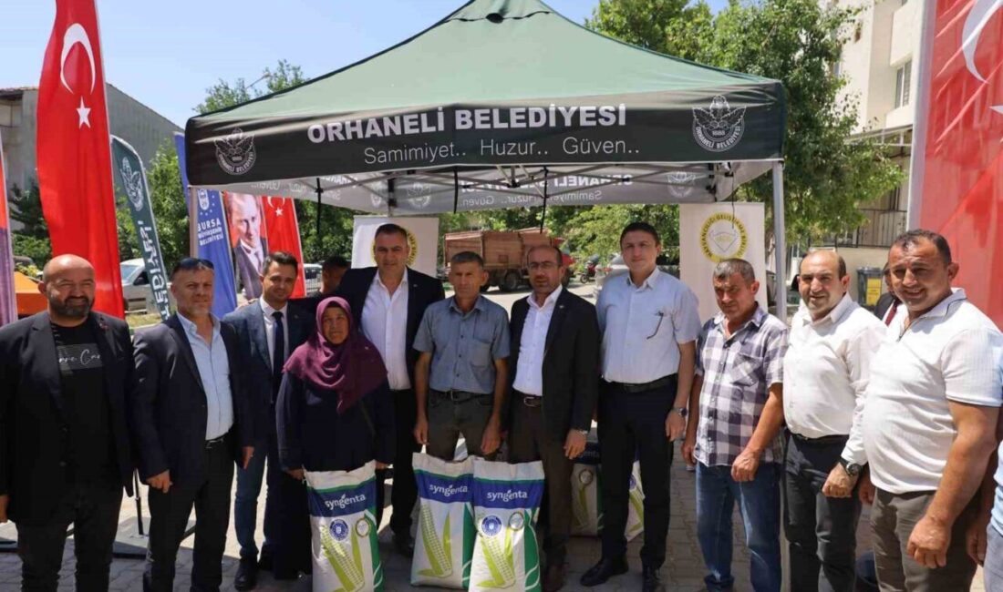 Bursa Büyükşehir Belediyesi, Büyükorhan ve Orhaneli ilçelerinde 200 üreticiye silajlık
