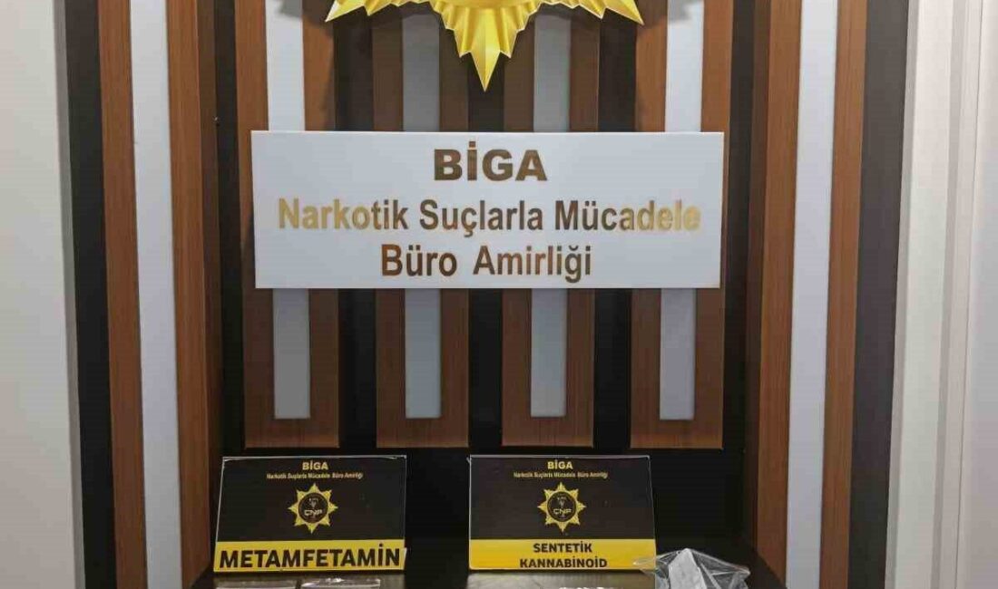 Çanakkale'de uyuşturucu madde satışı ve kullanımıyla ilgili yapılan operasyonda V.D.,
