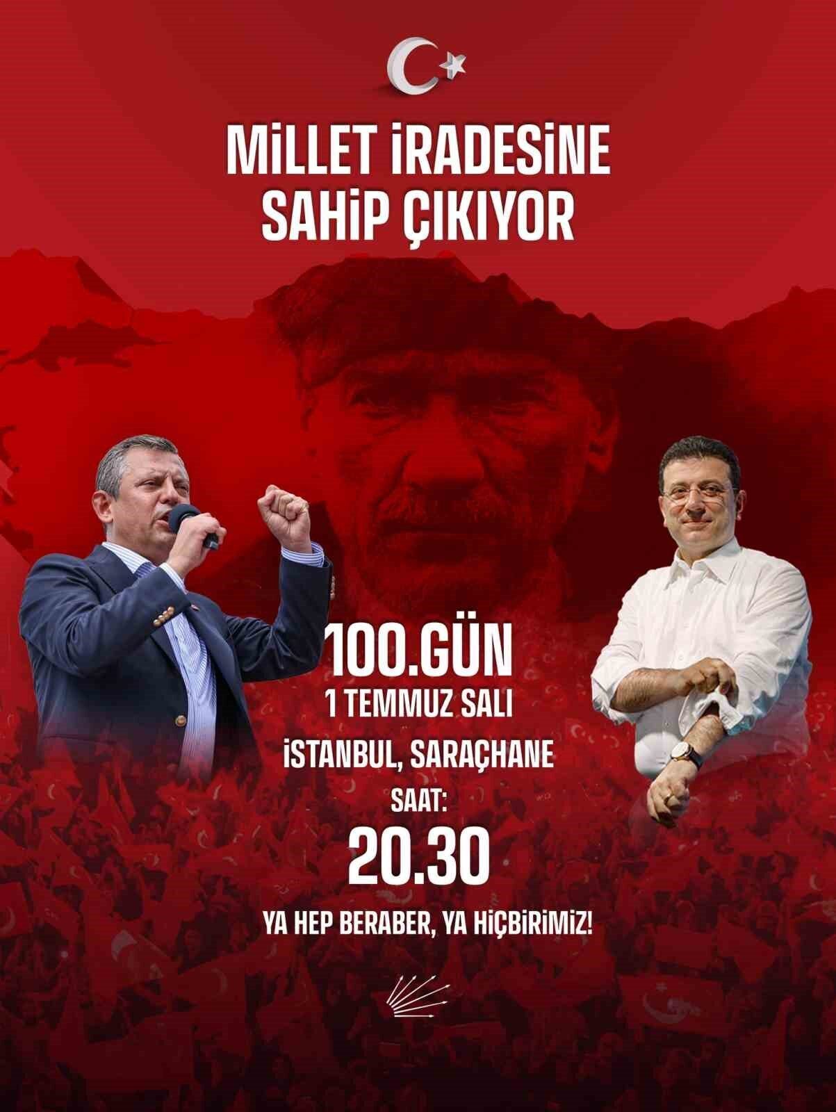 Cumhuriyet Halk Partisi Genel Başkanı Özgür Özel, sosyal medya üzerinden