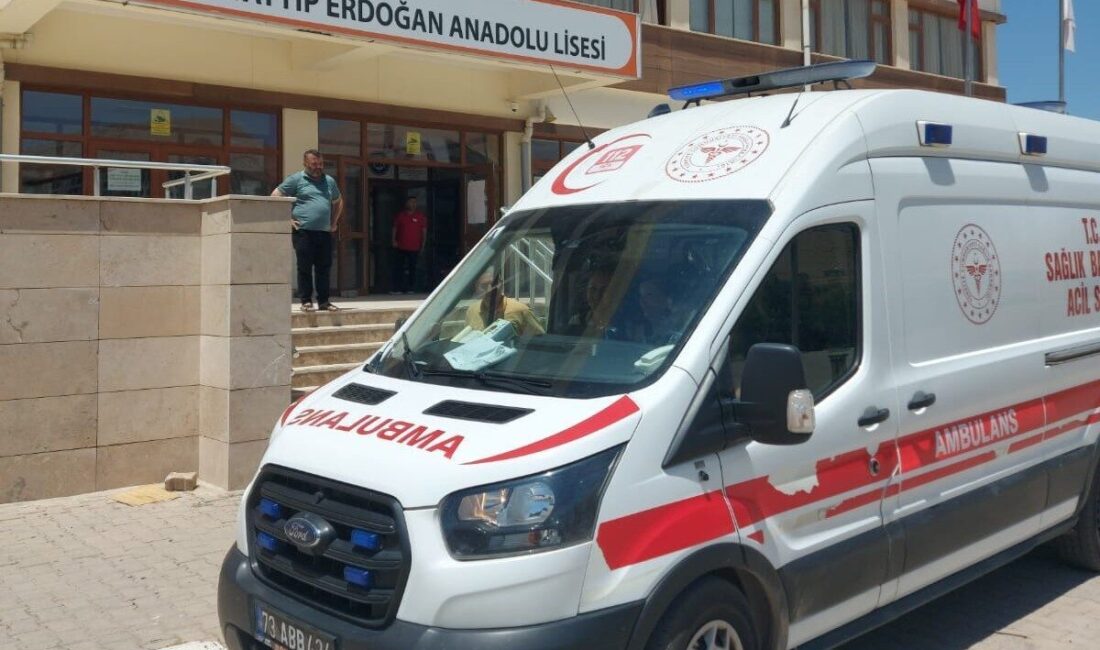 Şırnak'ın Cizre ilçesinde, Alan Yeterlilik Testi (AYT) sırasında bayılan iki