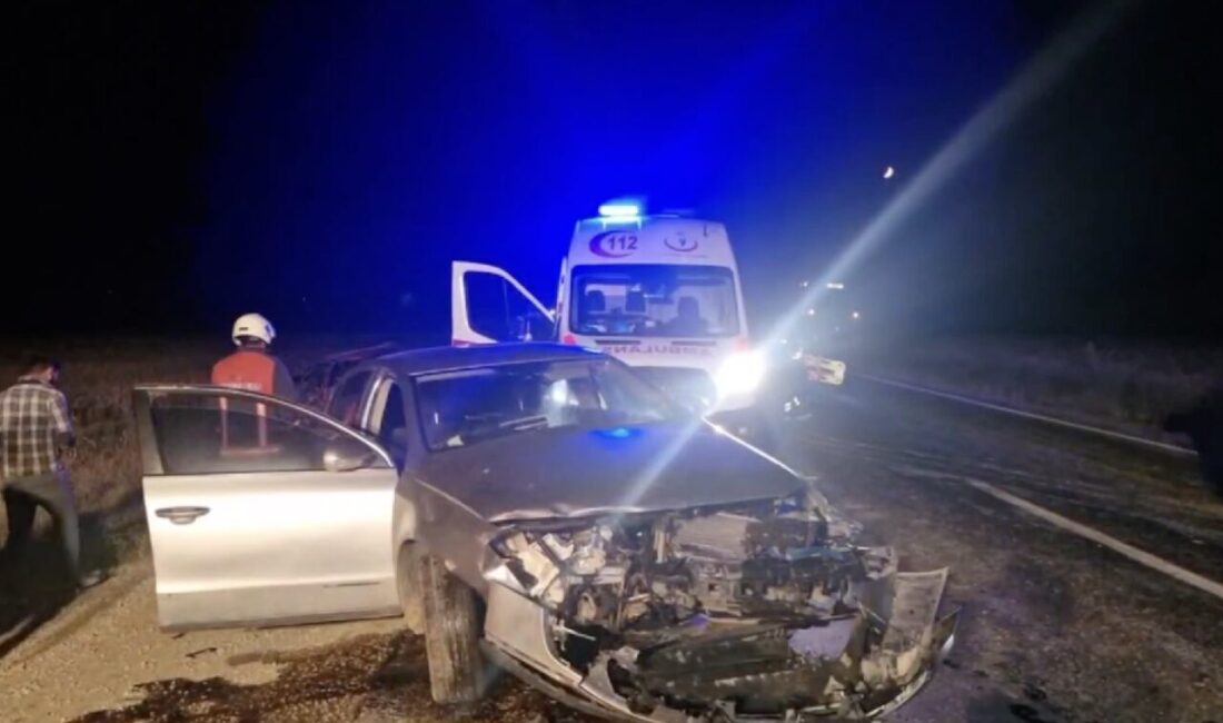 Çorum'un Alaca ilçesinde meydana gelen trafik kazasında, S.D. ve S.A.T.