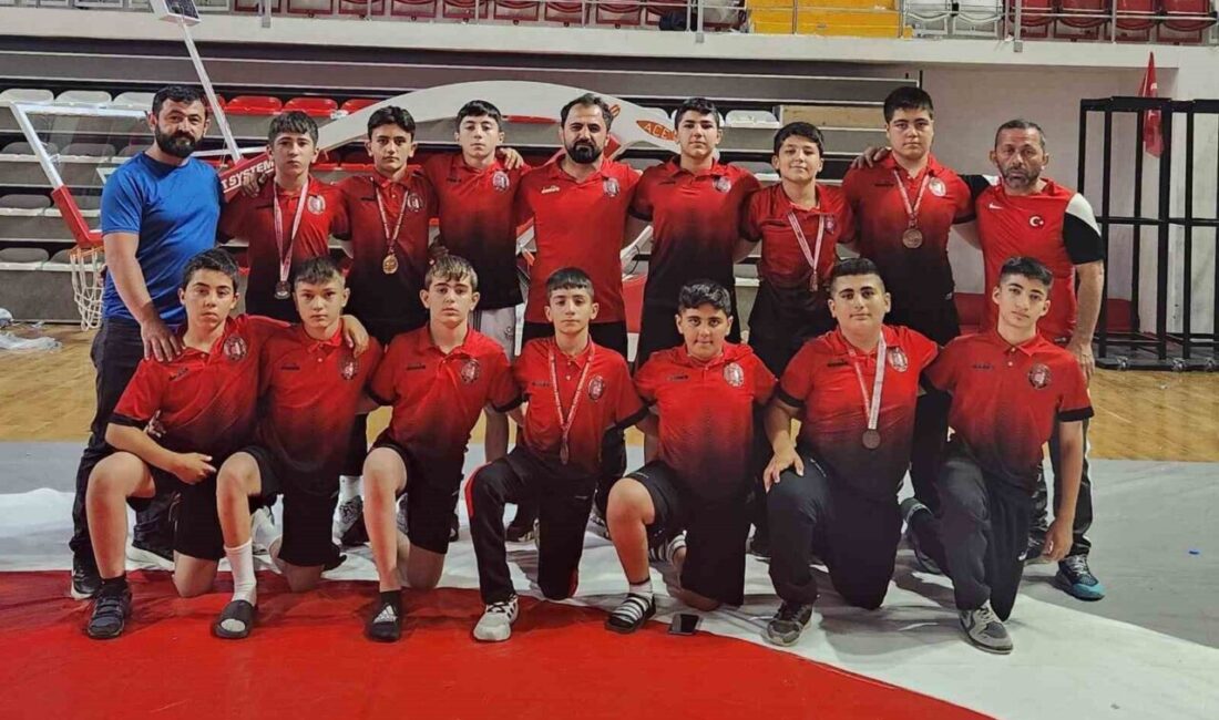 Çorum Belediyesi Spor Kulübü Güreş Takımı, Sivas'taki Minikler Türkiye Şampiyonası'nda