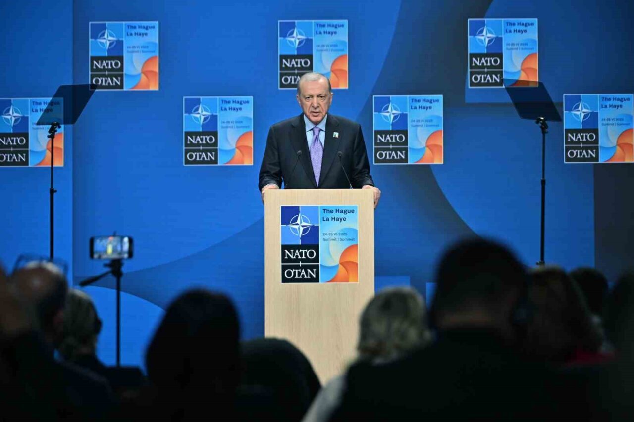Cumhurbaşkanı Recep Tayyip Erdoğan, NATO Zirvesi sonrası, Türkiye’nin bölgede karşılaştığı