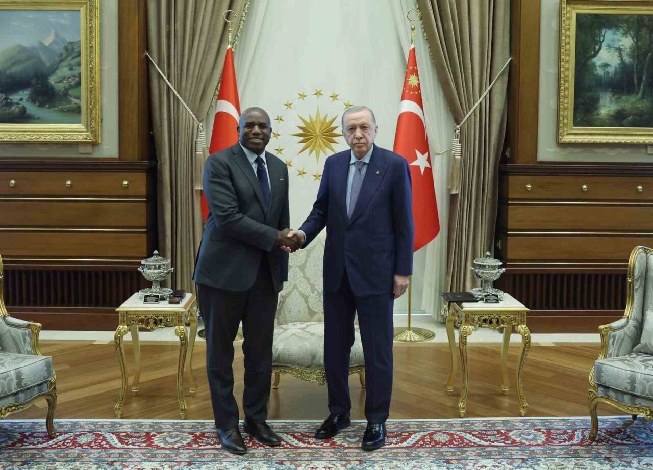 Cumhurbaşkanı Recep Tayyip Erdoğan, İngiltere Dışişleri Bakanı David Lammy ile