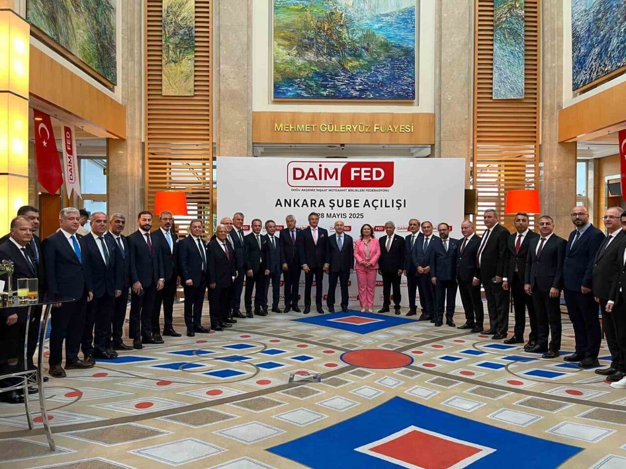 Doğu Akdeniz İnşaat Müteahhit Birlikleri Federasyonu (DAİMFED) Genel Başkanı Mustafa