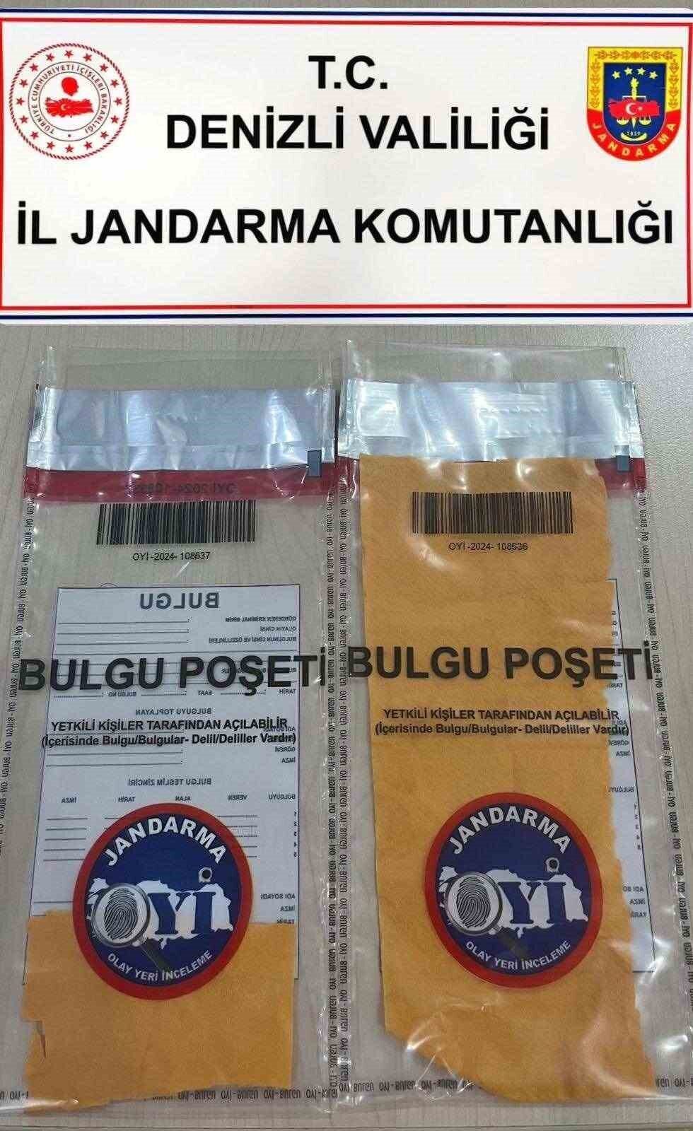 Denizli İl Jandarma Komutanlığı, uyuşturucu ticaretine yönelik operasyonda 6 şüpheliyi