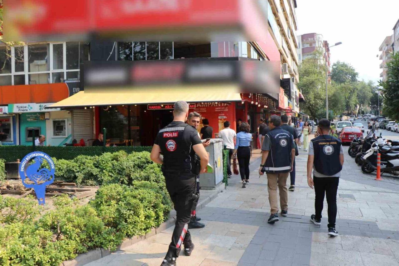 Denizli Emniyet Müdürlüğü, kayıt dışı istihdam ve insan ticareti ile