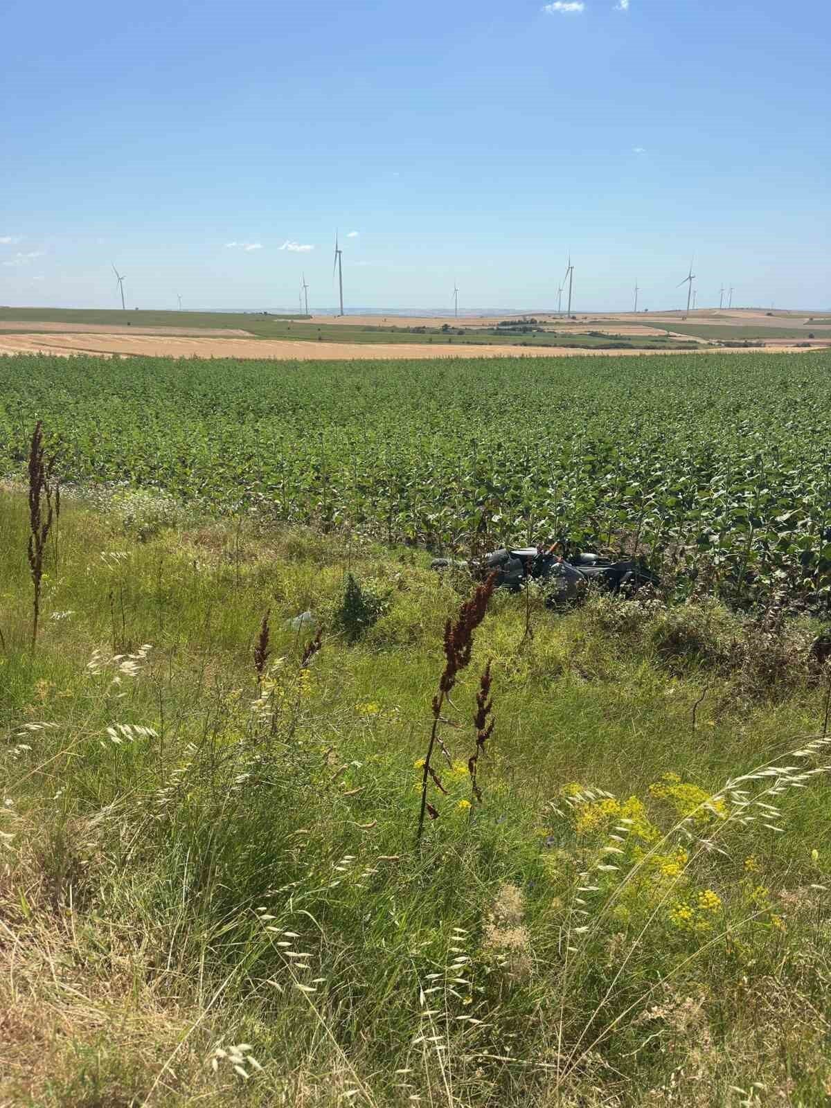Tekirdağ'ın Muratlı ilçesinde Samet Ö.'nün kullandığı motosiklet, Çevrimkaya Mahallesi'nde kontrolü