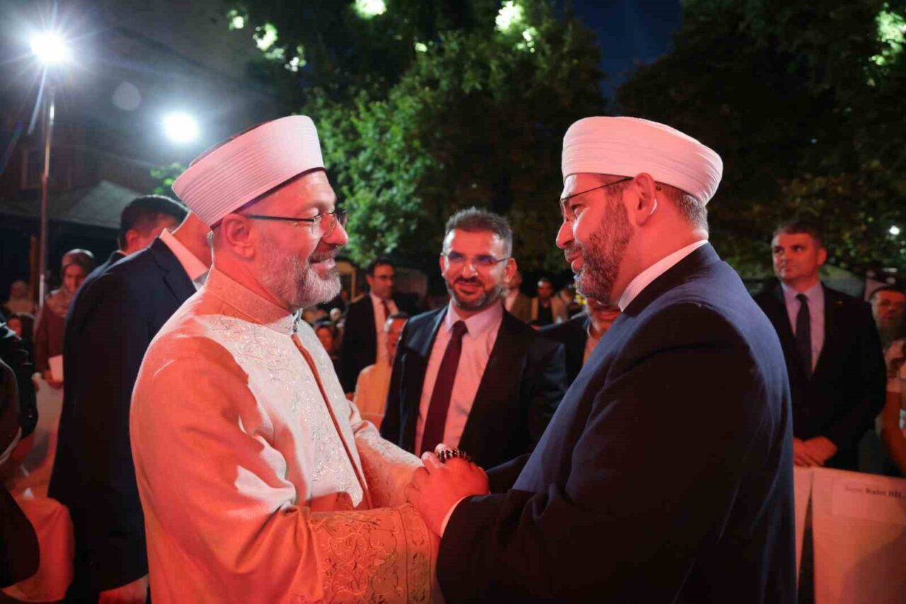 Diyanet İşleri Başkanı Ali Erbaş, Arnavutluk'ta düzenlenen Hacı Şeyh Şamia