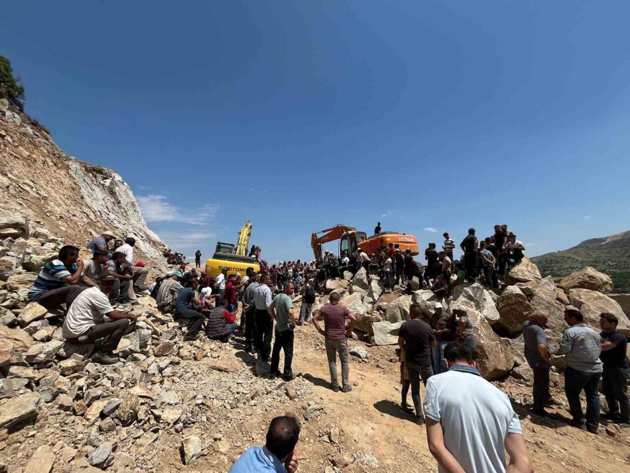 Isparta'nın Direkli köyünde, DSİ’nin Darıderesi Barajı’na kaynak suyu aktarma projesine