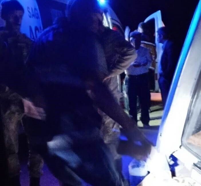 Van'ın Gürpınar ilçesinde düğün dönüşü meydana gelen trafik kazasında E.D.