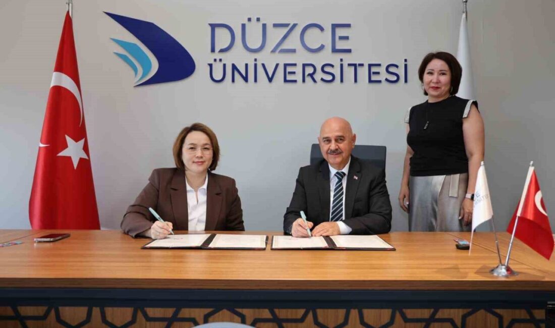 Düzce Üniversitesi, West Kazakhstan Marat Ospanov Medical University yetkilileri Doç.