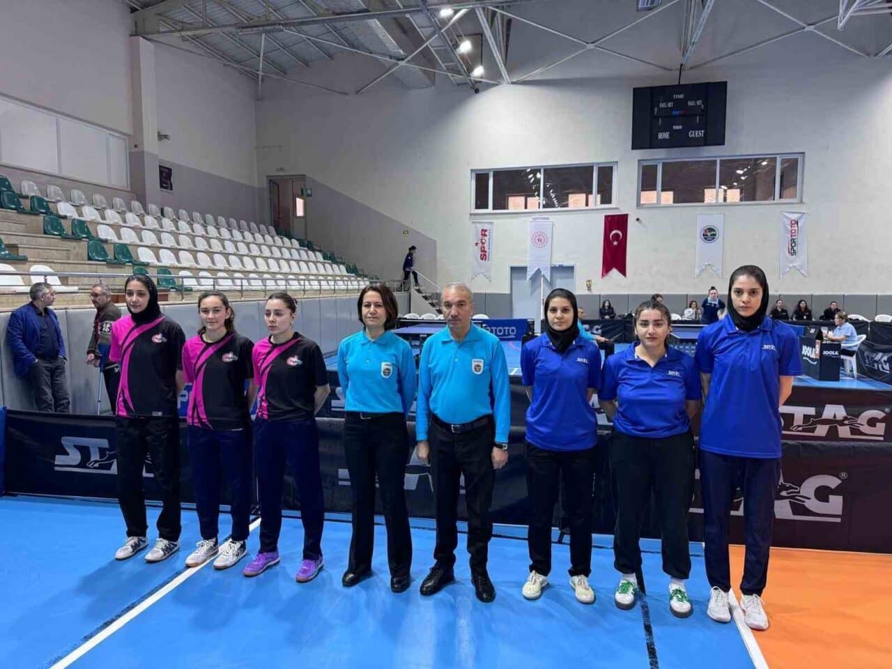 Elazığ Belediyespor Masa Tenisi Takımı, İstanbul'daki Süper Lig'in 5. etabında