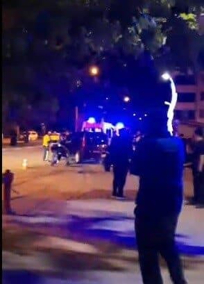 Erzincan'da otomobil ve motosikletin çarpışması sonucu motosiklet sürücüsü A.T. ile