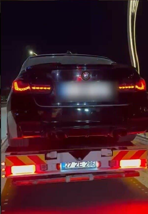 Gaziantep'te Trafik Denetleme Şube Müdürlüğü, gürültü çıkaran ve drift yapan