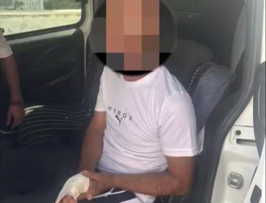 Gaziantep'te bir halk otobüsü şoförü Osman K. trafikte tartıştığı otomobil