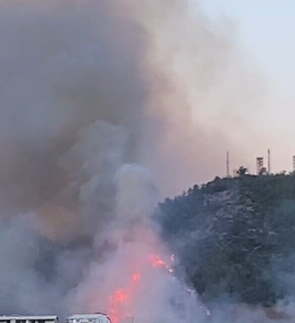 Antalya'nın Gazipaşa ilçesinde çıkan orman yangını, 3 saatlik müdahale ile