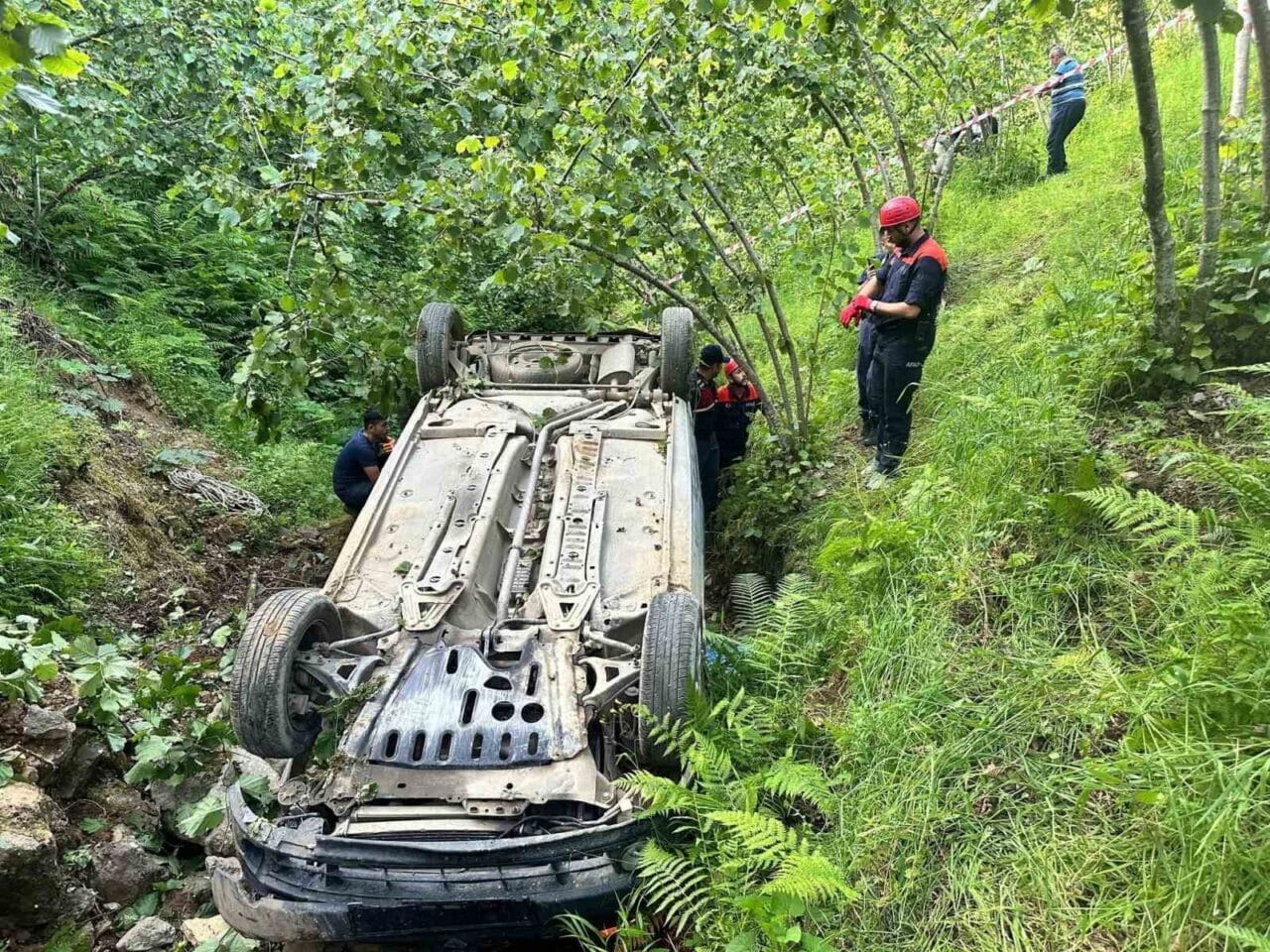 Giresun'un Yağlıdere ilçesindeki trafik kazasında 72 yaşındaki Mehmet Çağlar hayatını
