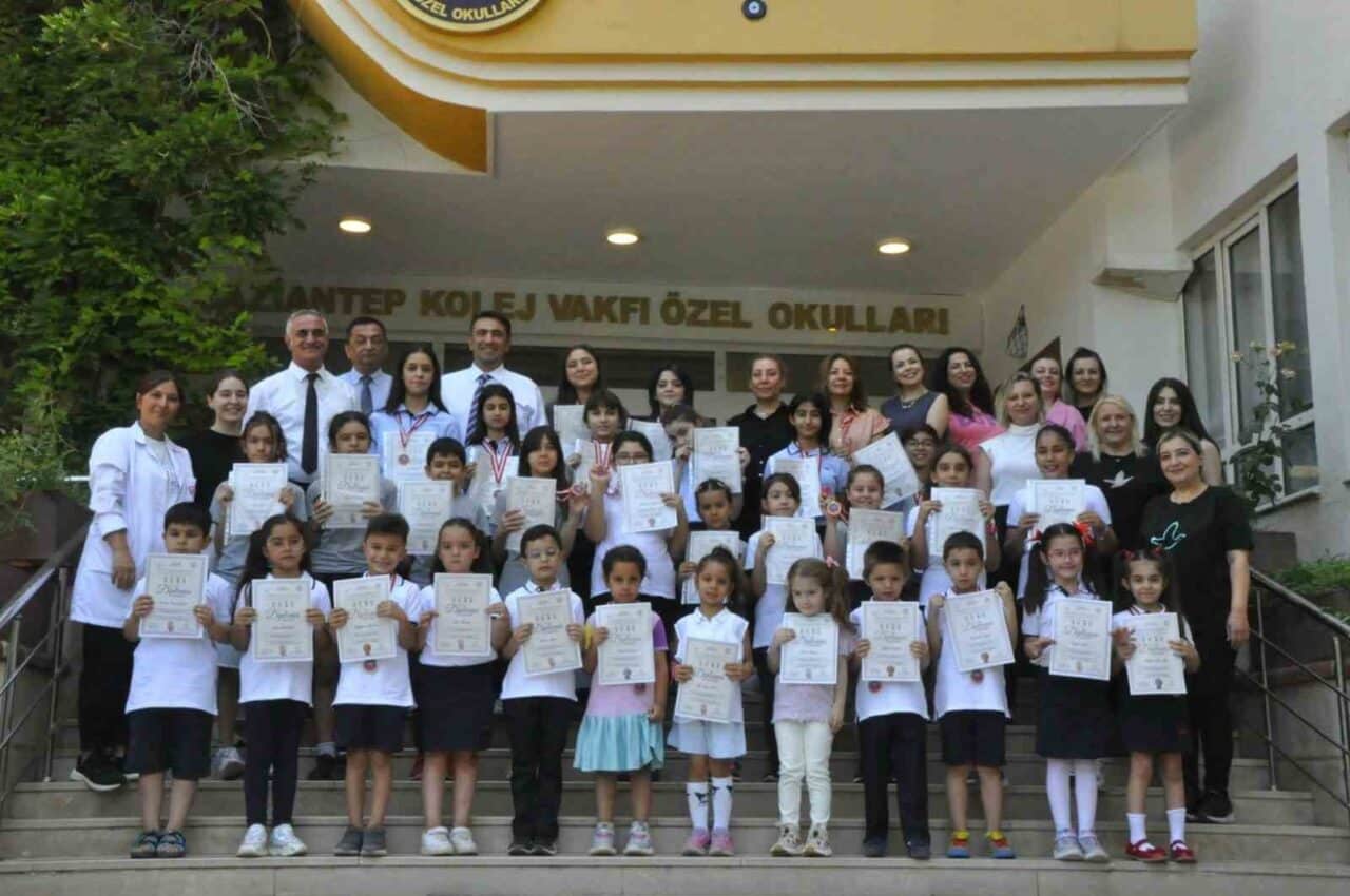 Gaziantep Kolej Vakfı Özel Okulları öğrencileri, 20 ülkeden 2 bin