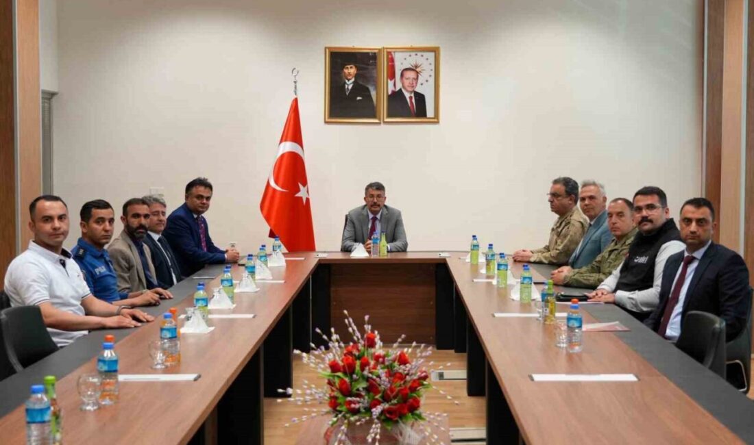 Hakkari Valisi Ali Çelik, Esendere Gümrük Müdürlüğü’nde düzenlenen toplantıda gümrük