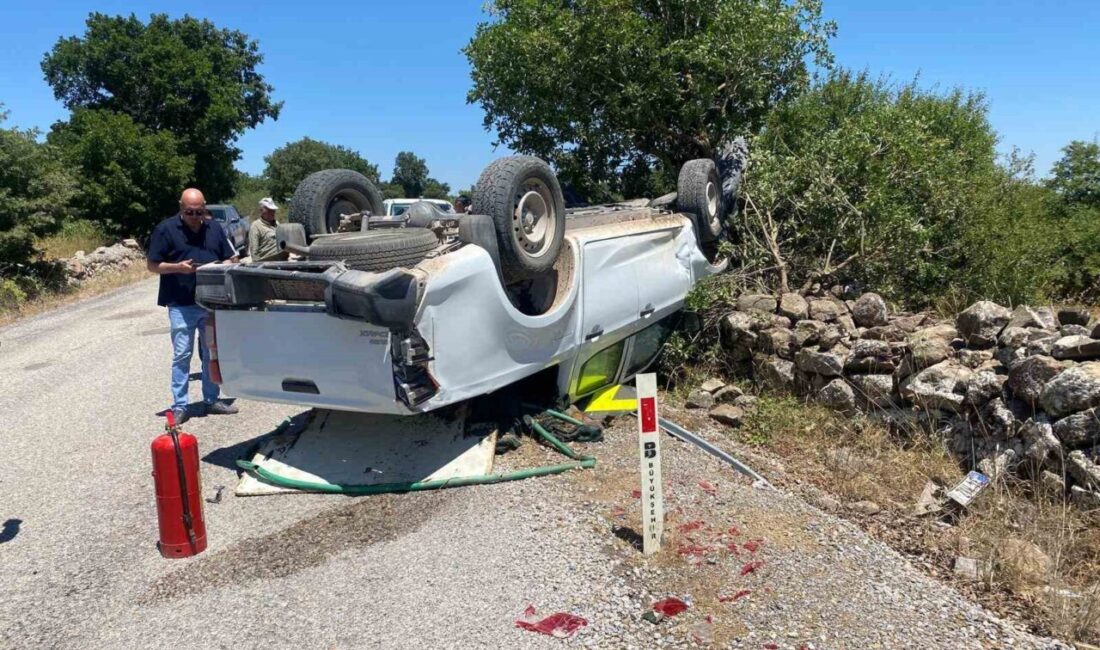 Balıkesir'in İvrindi ilçesinde M.M. isimli sürücü, direksiyon hakimiyetini kaybederek otomobiliyle