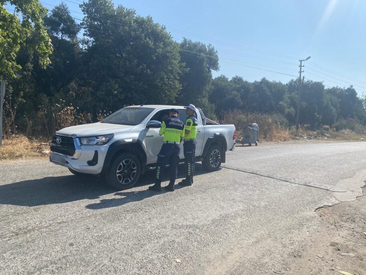 Aydın'ın Köşk ilçesinde Jandarma Trafik Timleri, can kayıplarını azaltmak için