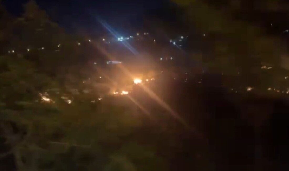 Kahramanmaraş'ın Ahır Dağı Sulutarla bölgesinde çıkan bahçe yangını, yangın nedeninin