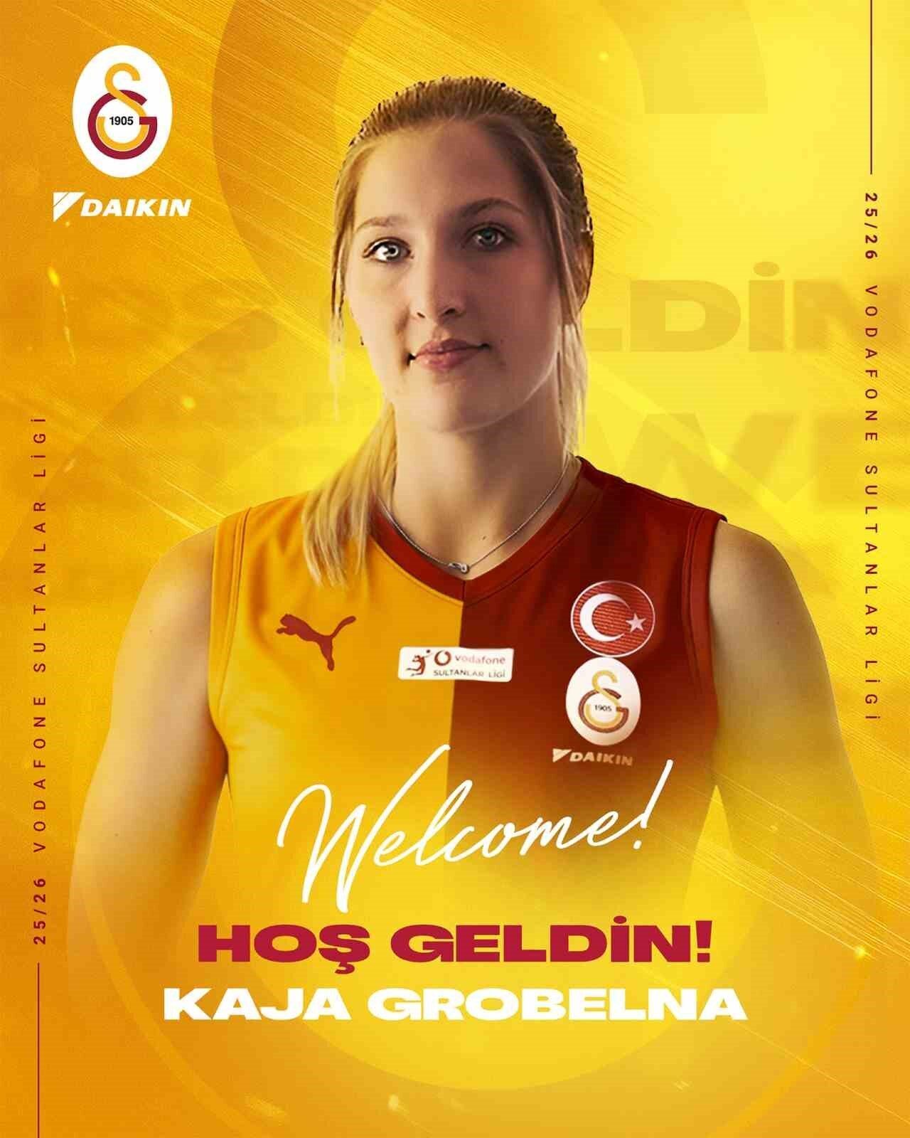 Galatasaray Kadın Voleybol Takımı, 30 yaşındaki Belçikalı pasör çaprazı Kaja
