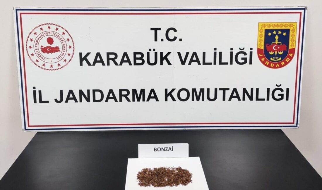 Karabük'te Jandarma Komutanlığı tarafından gerçekleştirilen uyuşturucu operasyonunda 1 kişi göz
