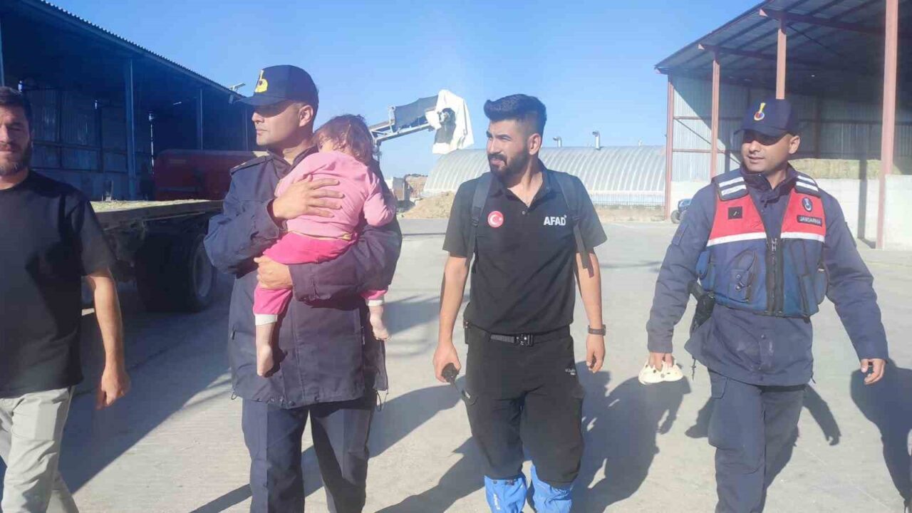 Karaman'ın Ayrancı ilçesinde kaybolan 2.5 yaşındaki Suriye uyruklu N.E.A. jandarma