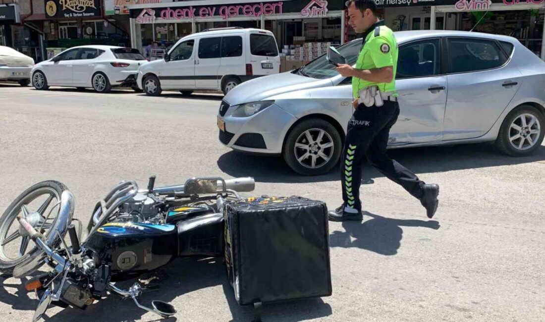 Karaman'da bir trafik kazası meydana geldi. M.Y. yönetimindeki Seat marka