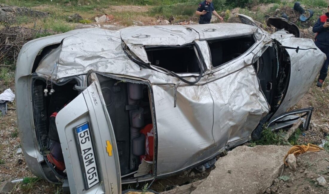 Samsun’un Ladik ilçesinde meydana gelen trafik kazasında, Ümit Kısa’nın kullandığı
