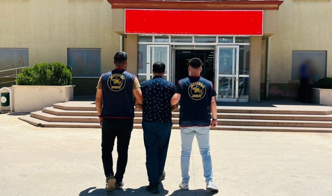 Gaziantep’te 15 yıl hapis cezası bulunan M.B. adlı şahıs, jandarma