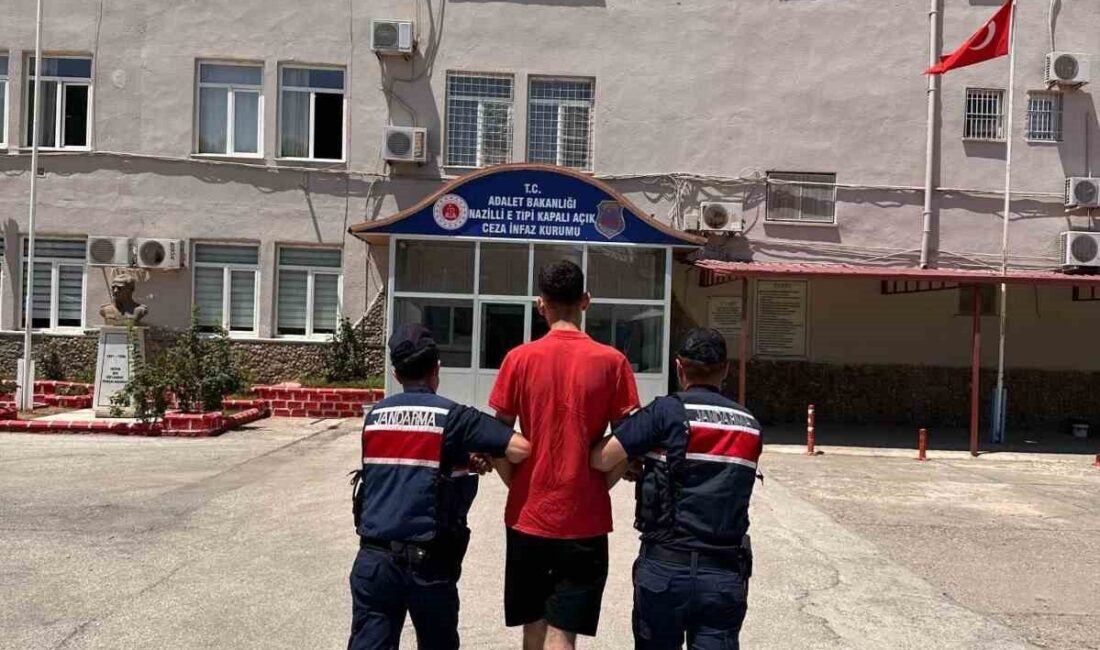 Nazilli'de jandarma ekipleri, çeşitli suçlardan kesinleşmiş hapis cezaları bulunan M.F.Y.