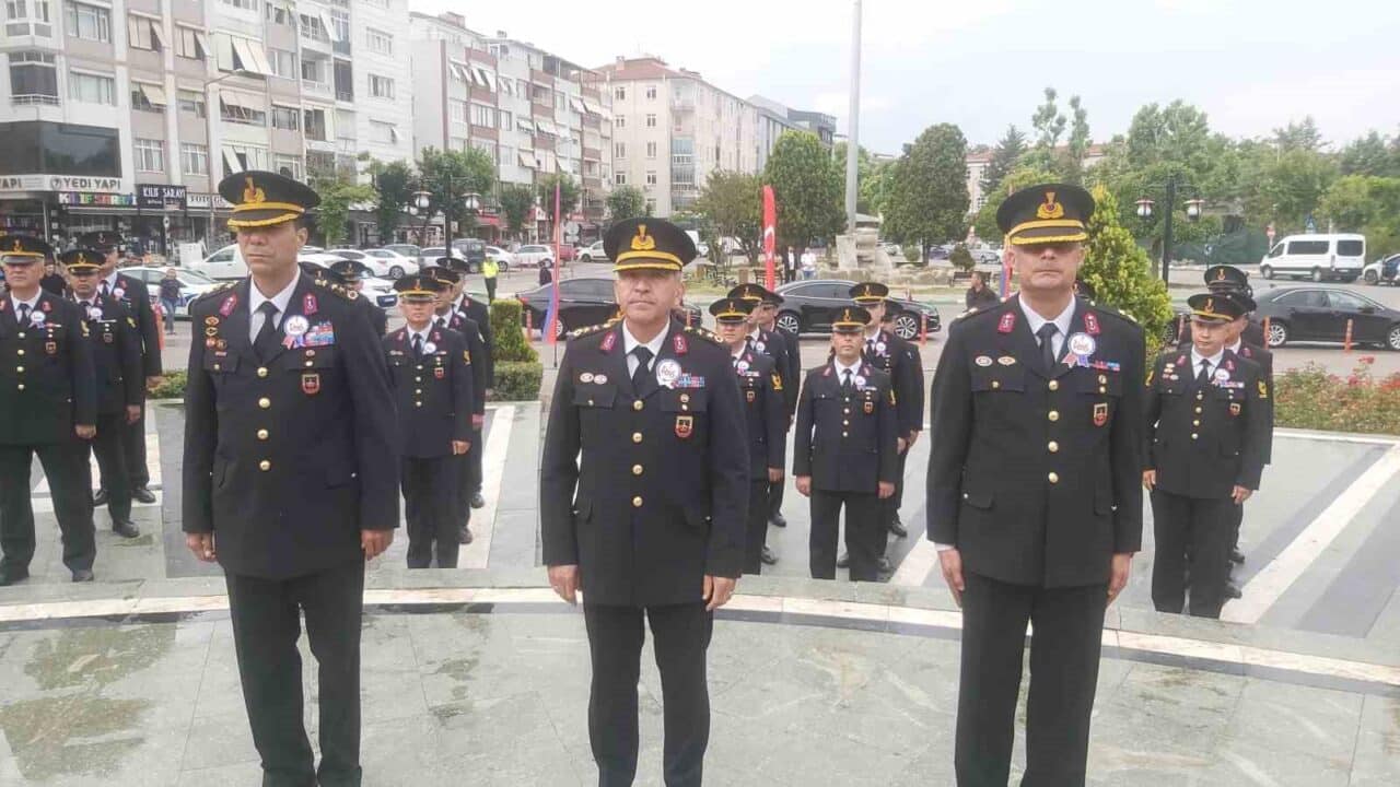 Kırklareli'nde Jandarma Teşkilatı'nın 186. yıl dönümü, düzenlenen törenlerle kutlandı. İl