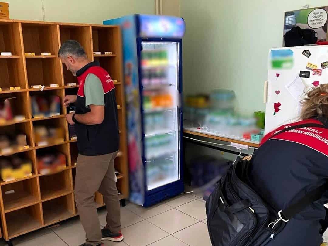Kırklareli Tarım ve Orman Müdürlüğü, okul kantinlerini denetleyerek ürünlerin son