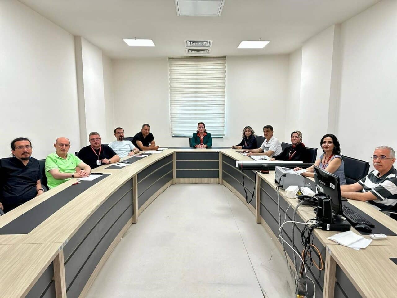 Kırklareli İl Sağlık Müdürü Çiğdem Cerit başkanlığında Lüleburgaz Devlet Hastanesi'nde