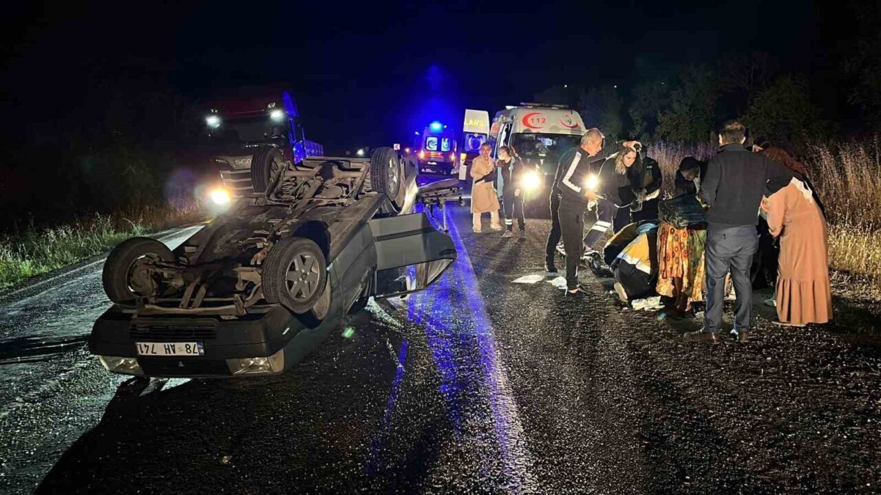 Karabük'te Hüseyin Kazancı'nın kullandığı otomobil, kontrolü kaybederek takla attı. Kazada