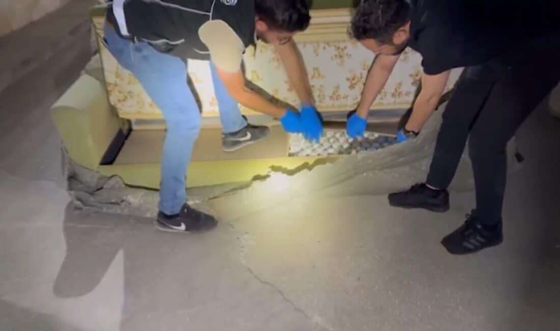 Konya'da Narkotik Suçlarla Mücadele Şube ekiplerince gerçekleştirilen 66 operasyonda 125