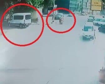 Bursa'nın Yıldırım ilçesinde, bir kurye ile servis sürücüsü arasında yol