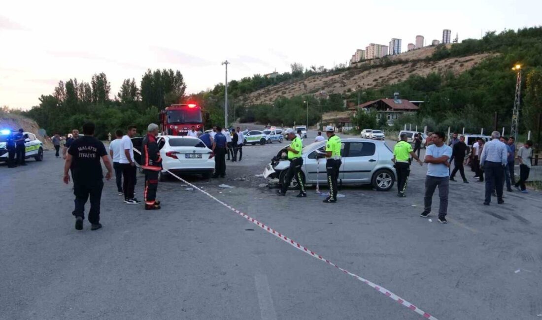 Malatya'nın Yeşilyurt ilçesinde meydana gelen trafik kazasında M.Ç. ve E.T.
