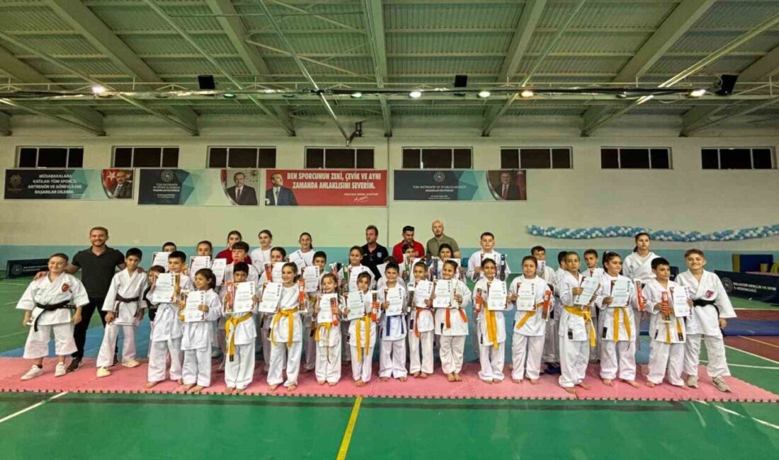 Manyas Belediyespor Karate Kulübü, 2025 kuşak sınavı için 31 sporcu