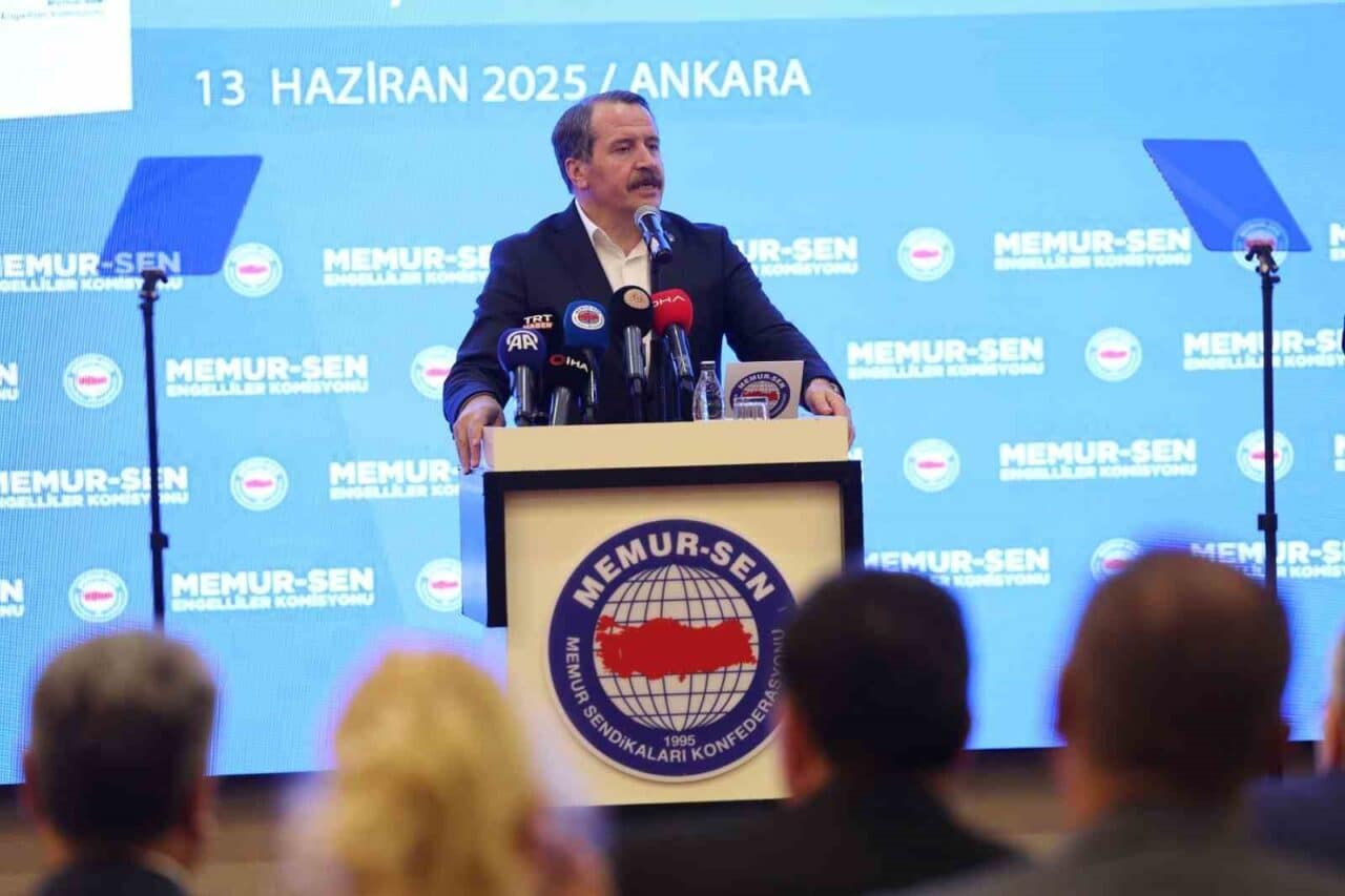 Memur Sendikaları Konfederasyonu Başkanı Ali Yalçın, engelli kamu görevlilerine yönelik