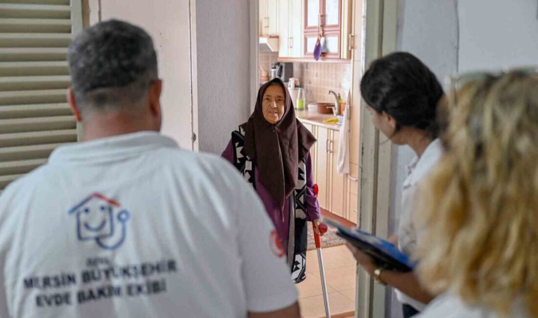 Mersin Büyükşehir Belediyesi, 65 yaş üstü bireyler için ‘Evde Sağlık
